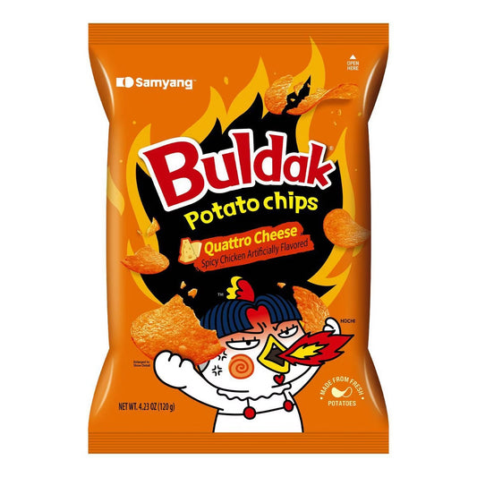 Buldak Quattro Cheese Potato Chips