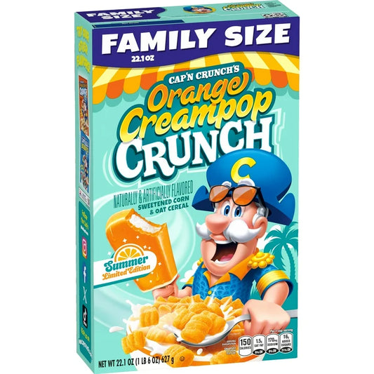 Cap’n Crunch Orange Creampop Cereal