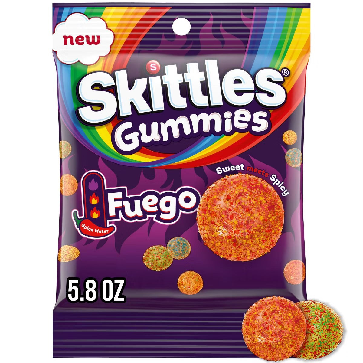 Skittles Gummies Fuego
