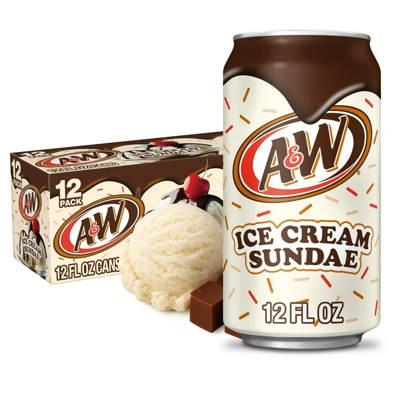 A&W Ice Cream Sundae Soda