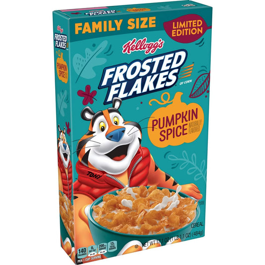 Kellogg’s Frosted Flakes Pumpkin Spice Cereal