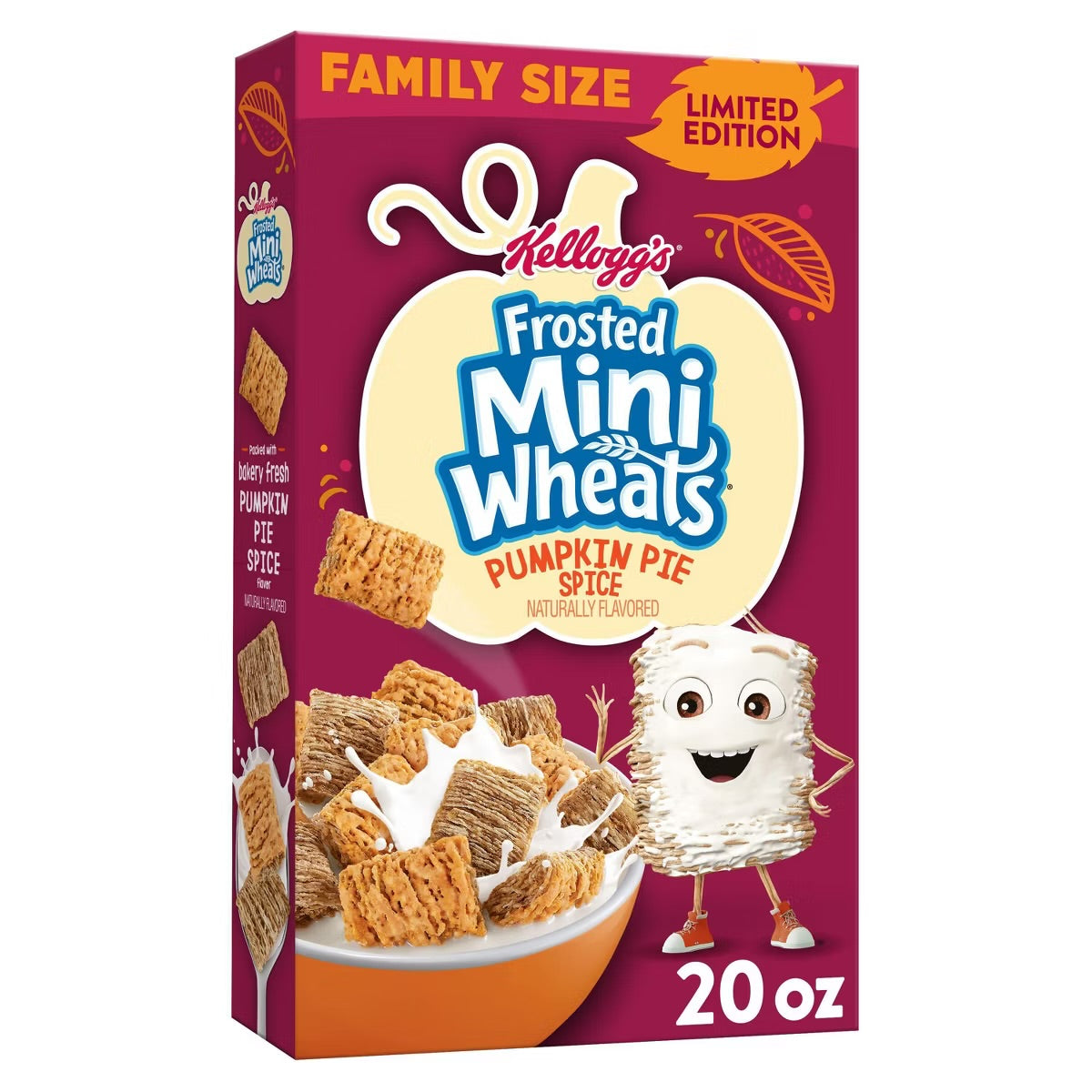 Kellogg’s Frosted Mini-Wheats Pumpkin Spice Cereal