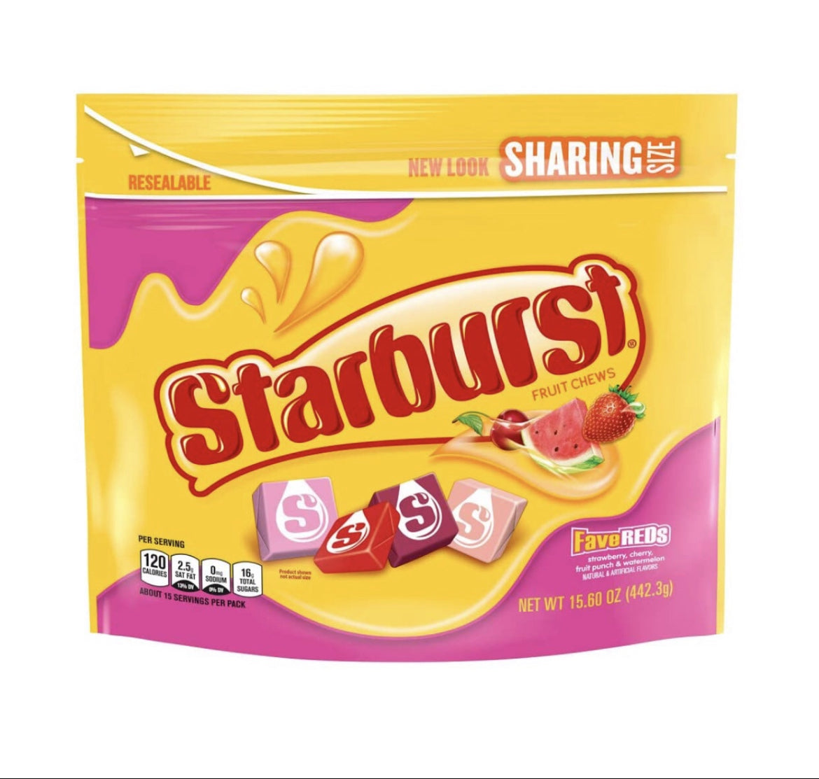 Starburst FaveReds (Sharing Size)