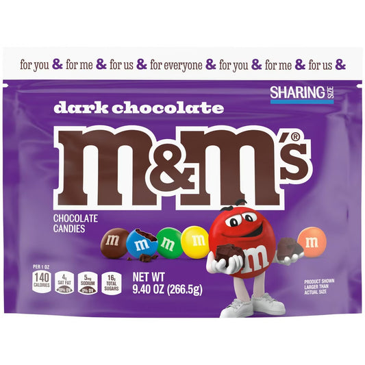 M&M's Dark Chocolate Sharing Size Chocolate