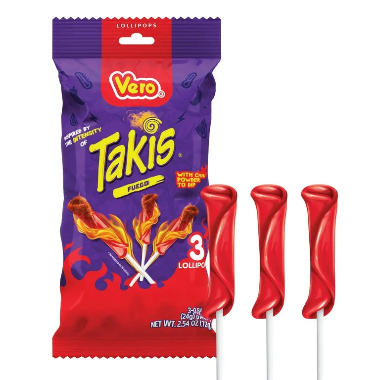 Takis Lollipop (Pack de 3)