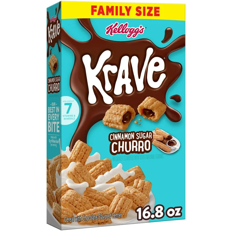 Krave Cinnamon Sugar Churro Cereal