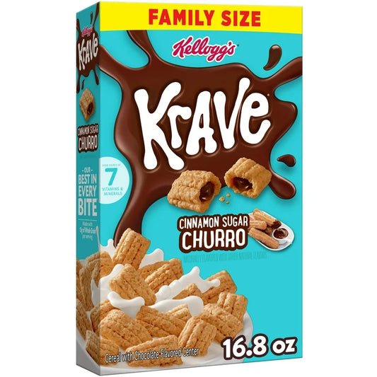 Krave Cinnamon Sugar Churro Cereal