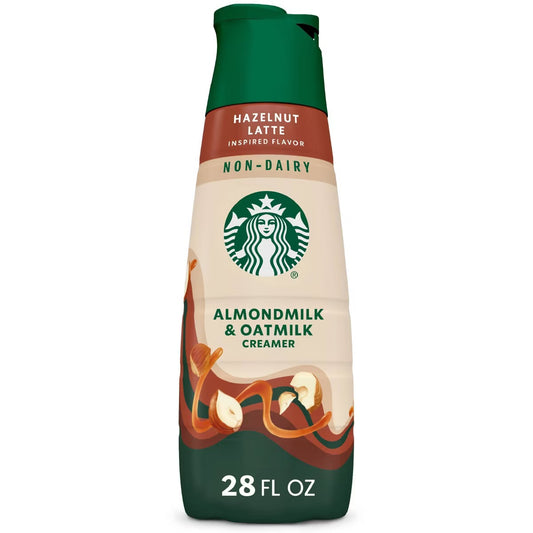 Starbucks Almond and Oat Milk Hazelnut Latte Coffee Creamer