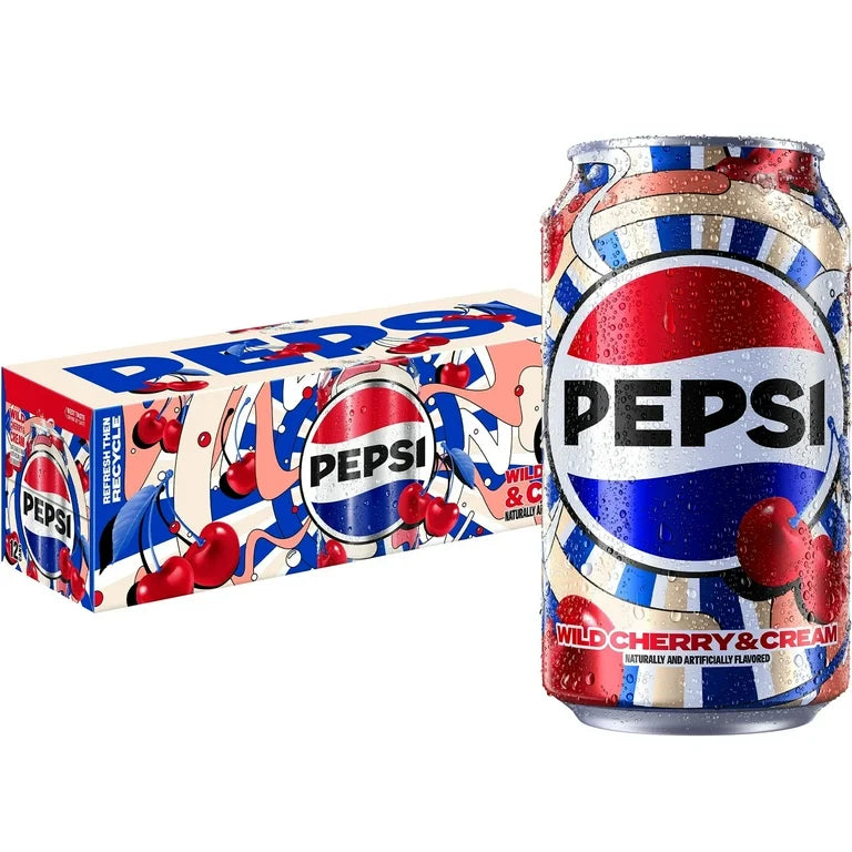 Pepsi Wild Cherry & Cream Soda (Lata)