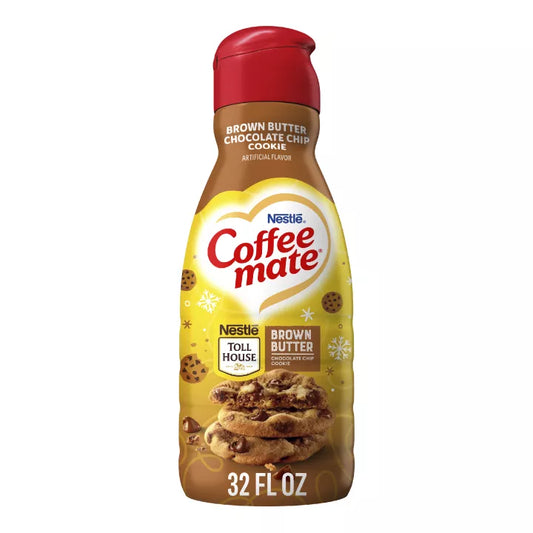 Coffee Mate Nestle Brown Butter Chocolate Chip Cookie Creamer
