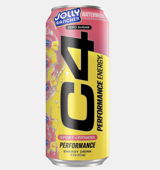 C4 Jolly Rancher Watermelon Energy Drink (Zero Sugar)