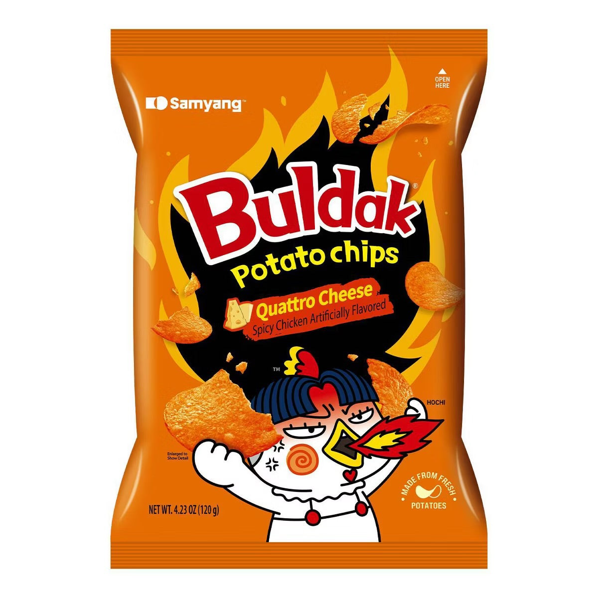 Buldak Quattro Cheese Potato Chips