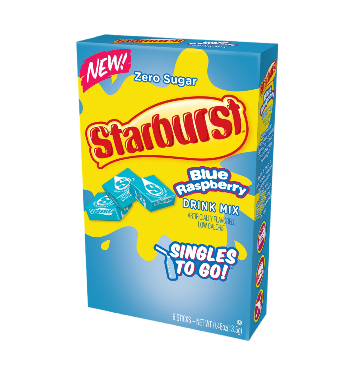 Starburst Blue Raspberry Drink Mix (Zero) – Candy Nation CR