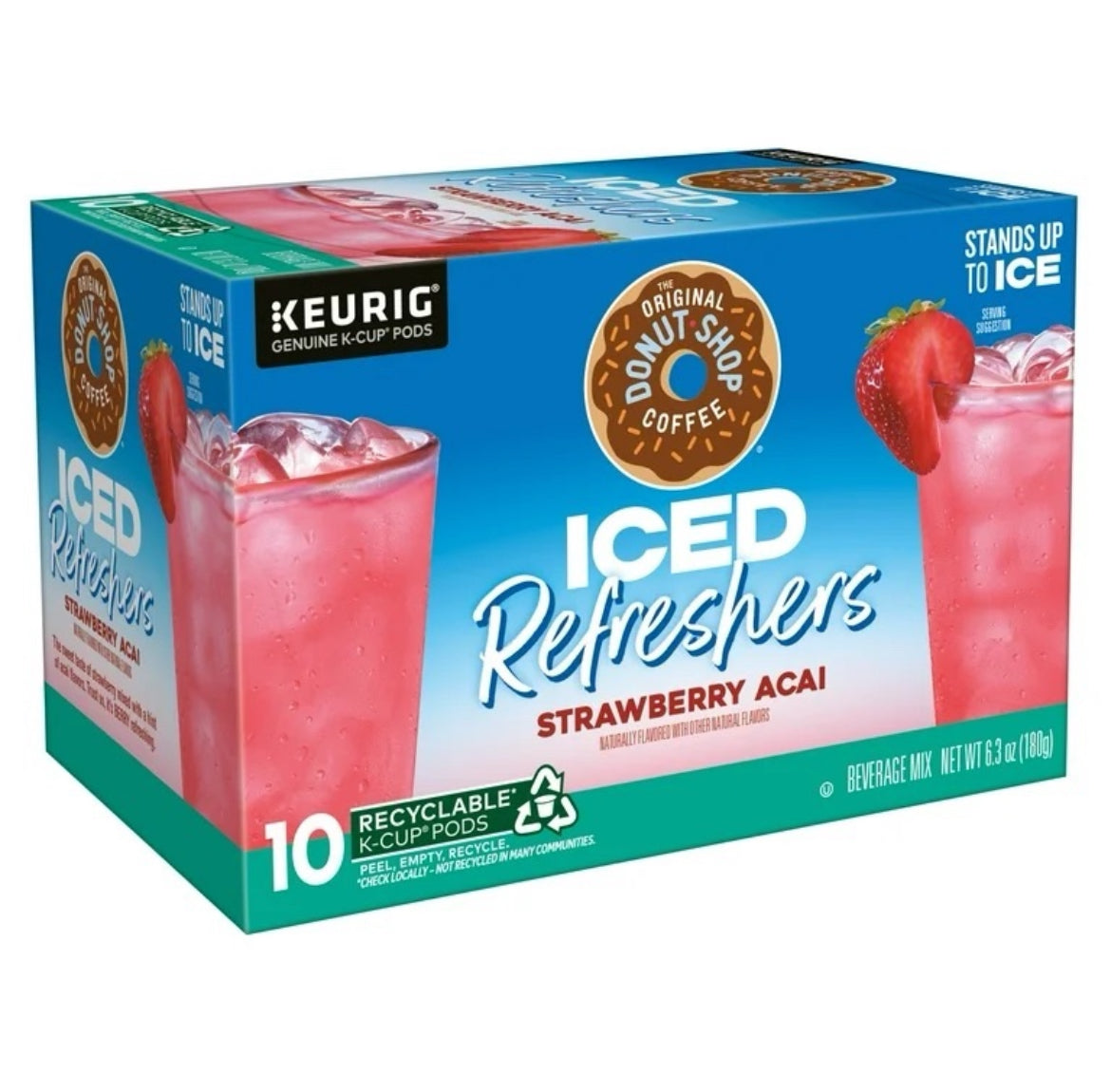 Iced Refreshers Strawberry Açaí K-cup pods