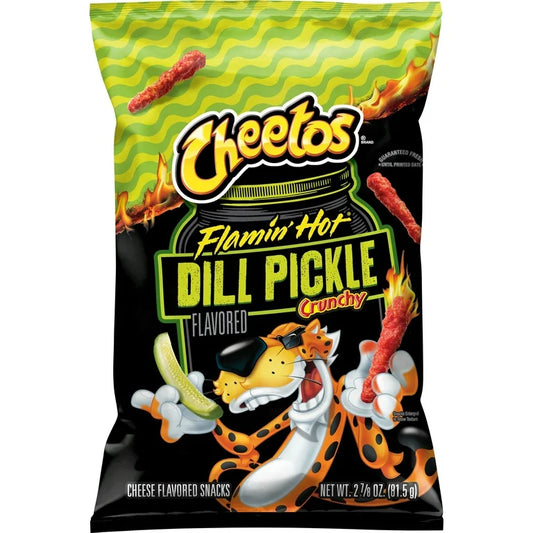 Cheetos Flamin’ Hot Dill Pickle