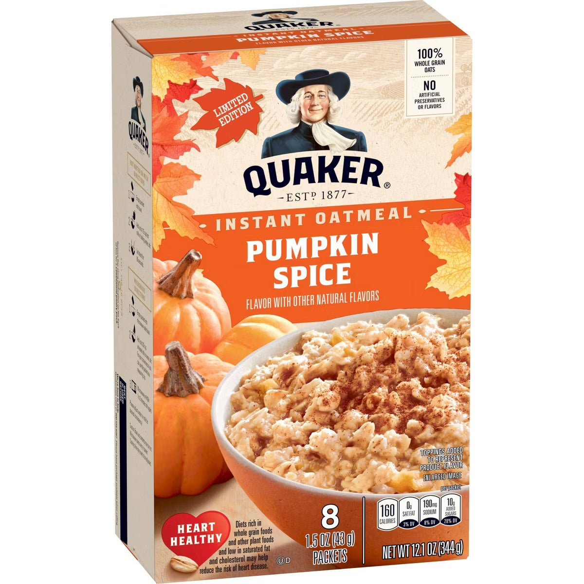 Quaker Pumpkin Spice Oatmeal