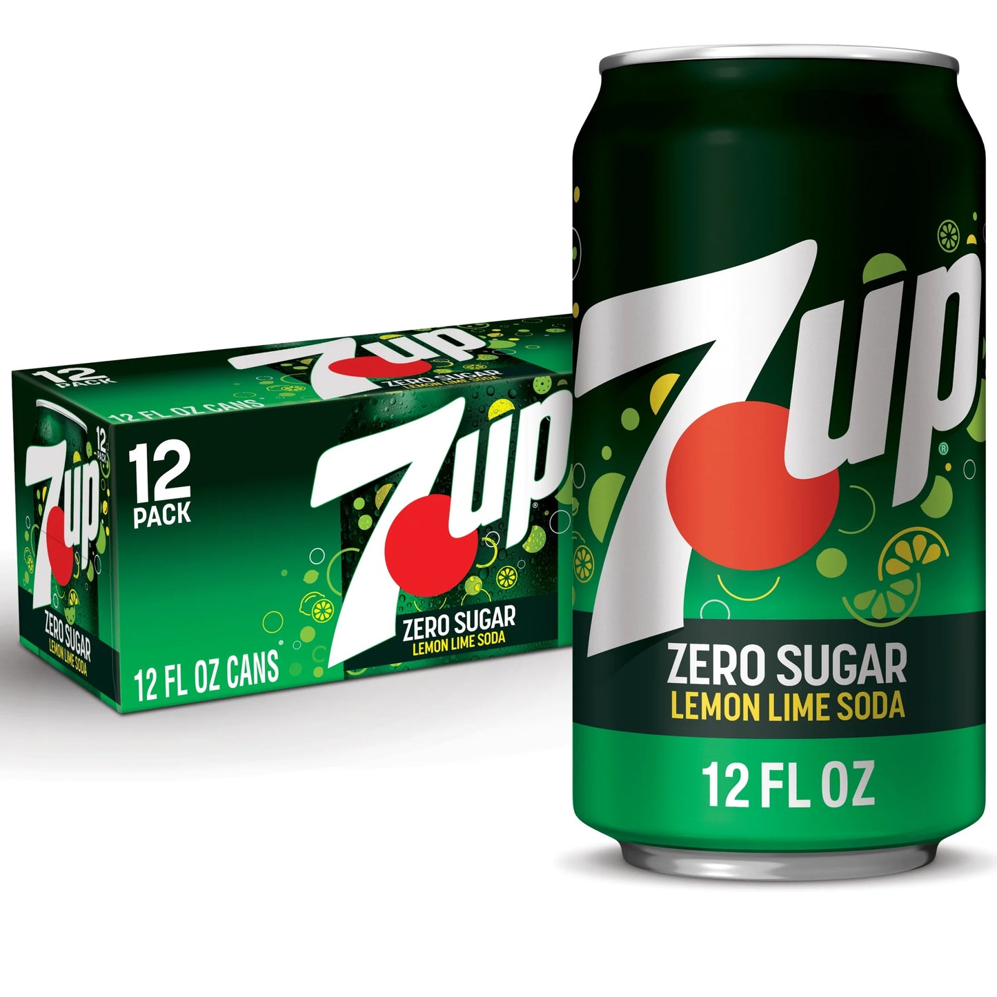 7UP Lemon Lime soda Zero Sugar