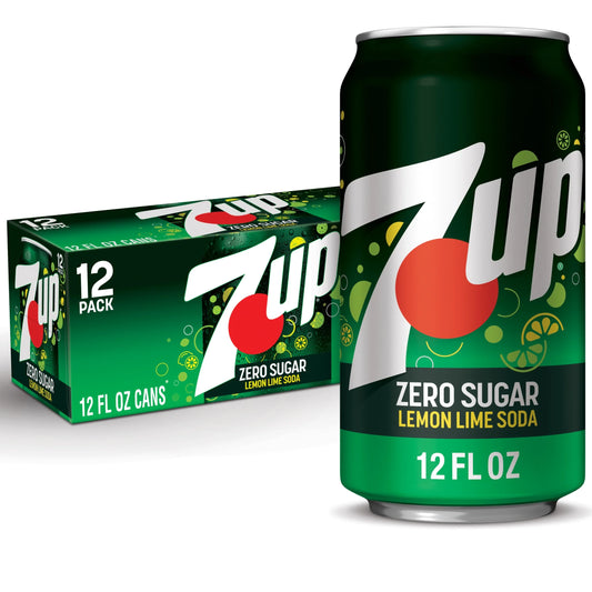 7UP Lemon Lime soda Zero Sugar