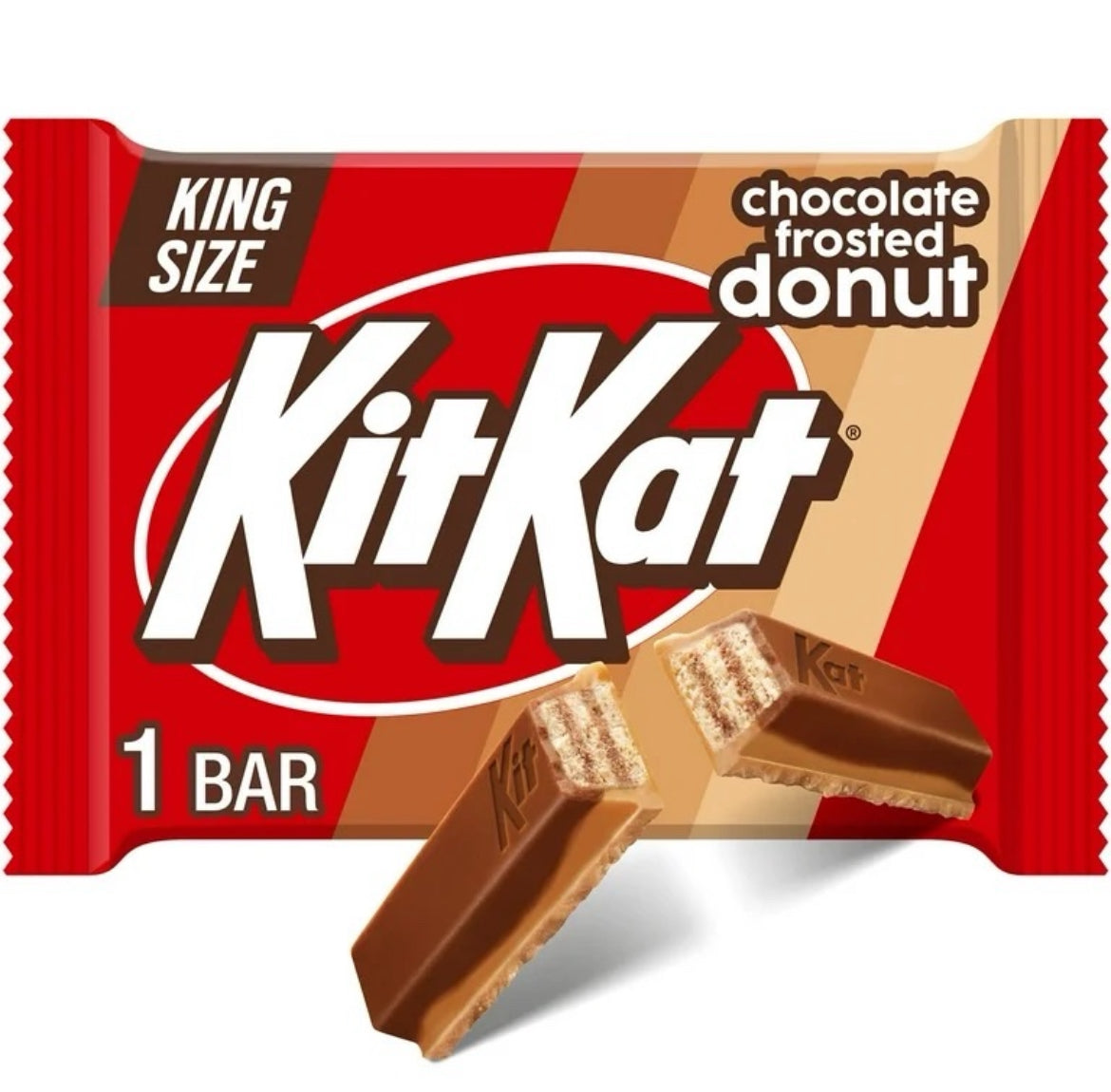 KitKat Chocolate Frosted Donut (King Size)