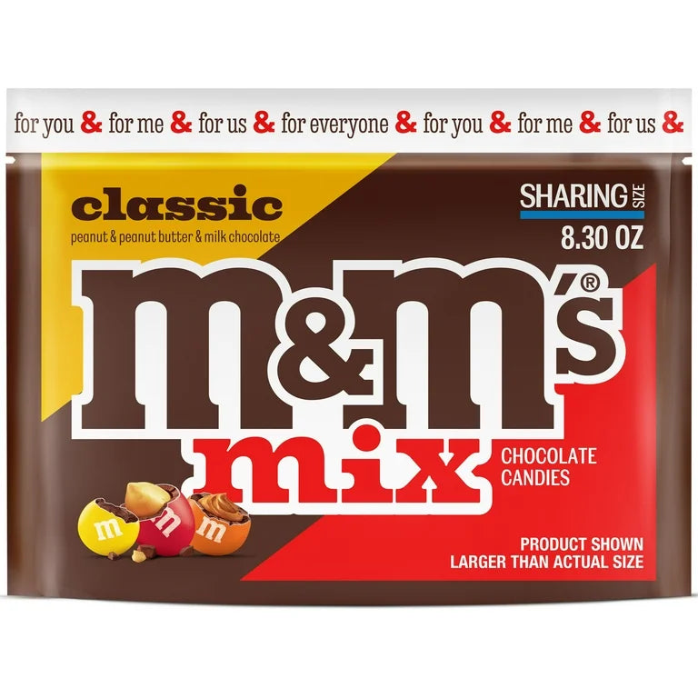 M&M's Classic Mix Chocolate Candy, Sharing Size