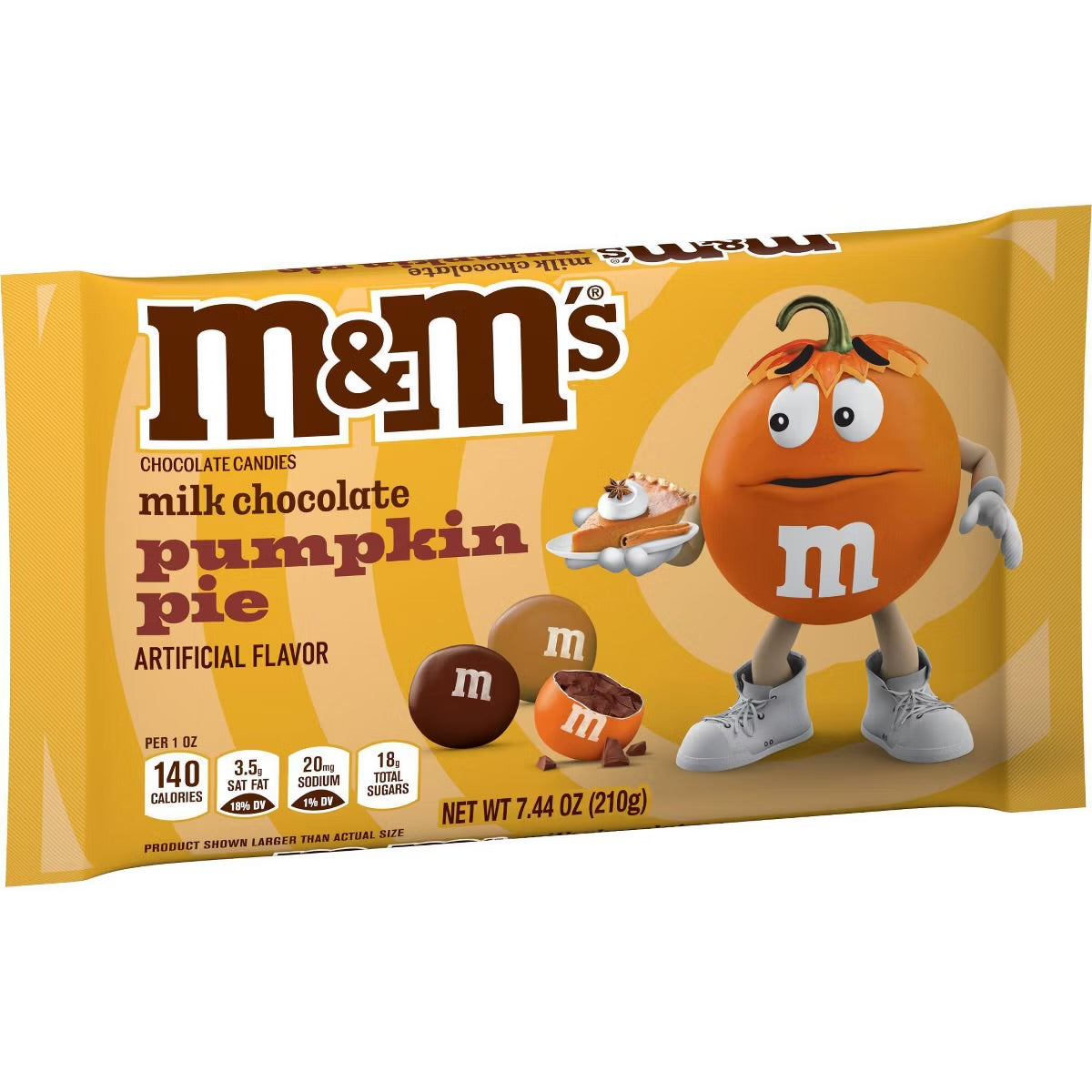 M&M's Halloween Milk Chocolate Pumpkin Pie Candy