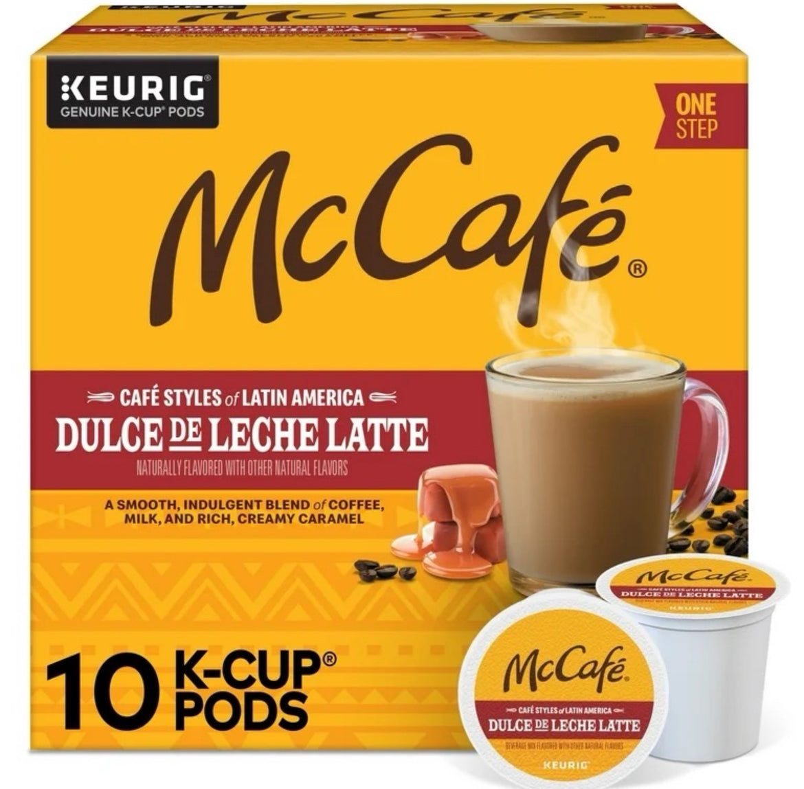 McCafé Dulce de Leche Latte Medium Roast K-Cup Pods (Caja de 10)