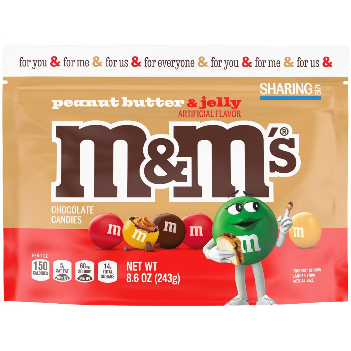 M&M's Peanut Butter & Jelly Sharing Size