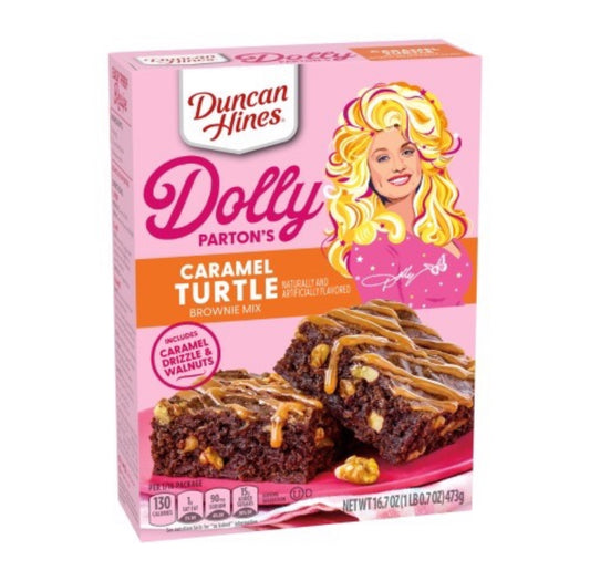 Dolly Parton’s Caramel Turtle Brownie Mix