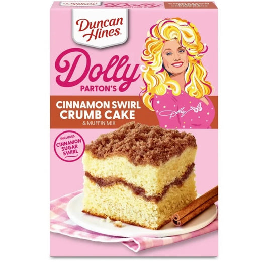 Dolly Parton’s Cinnamon Swirl Crumb Cake & Muffin Mix