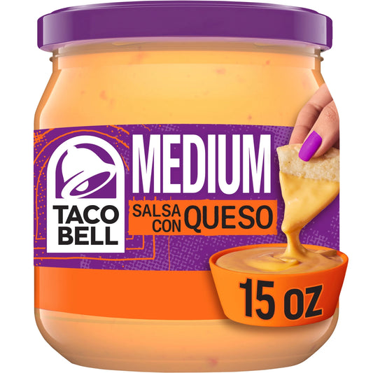 Taco Bell Medium Salsa con Queso Dip