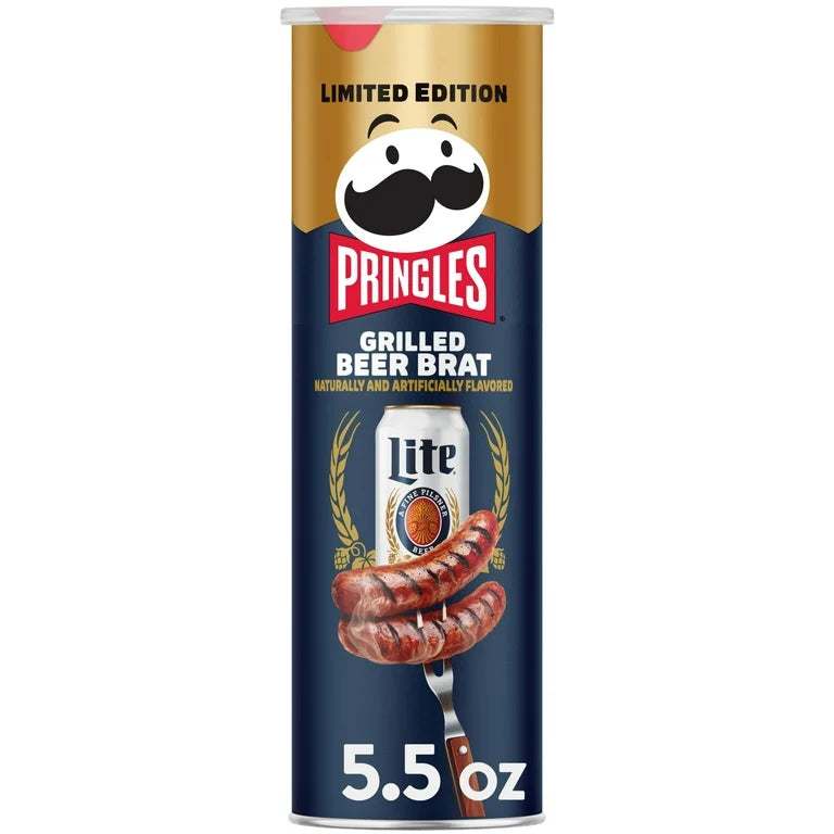 Pringles Miller Lite Grilled Beer Brat